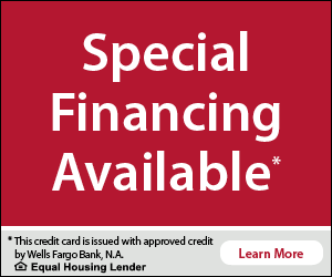 Financing through Wells Fargo