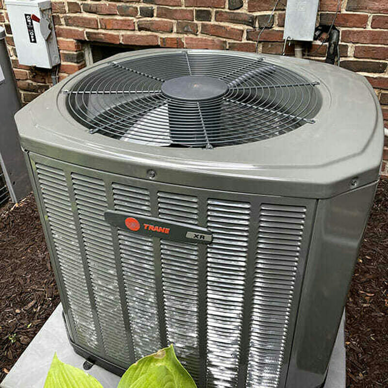 Residential HVAC unit in Bethlehem CT