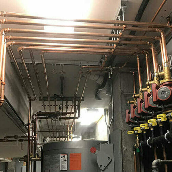 New plumbing install in Walcott CT